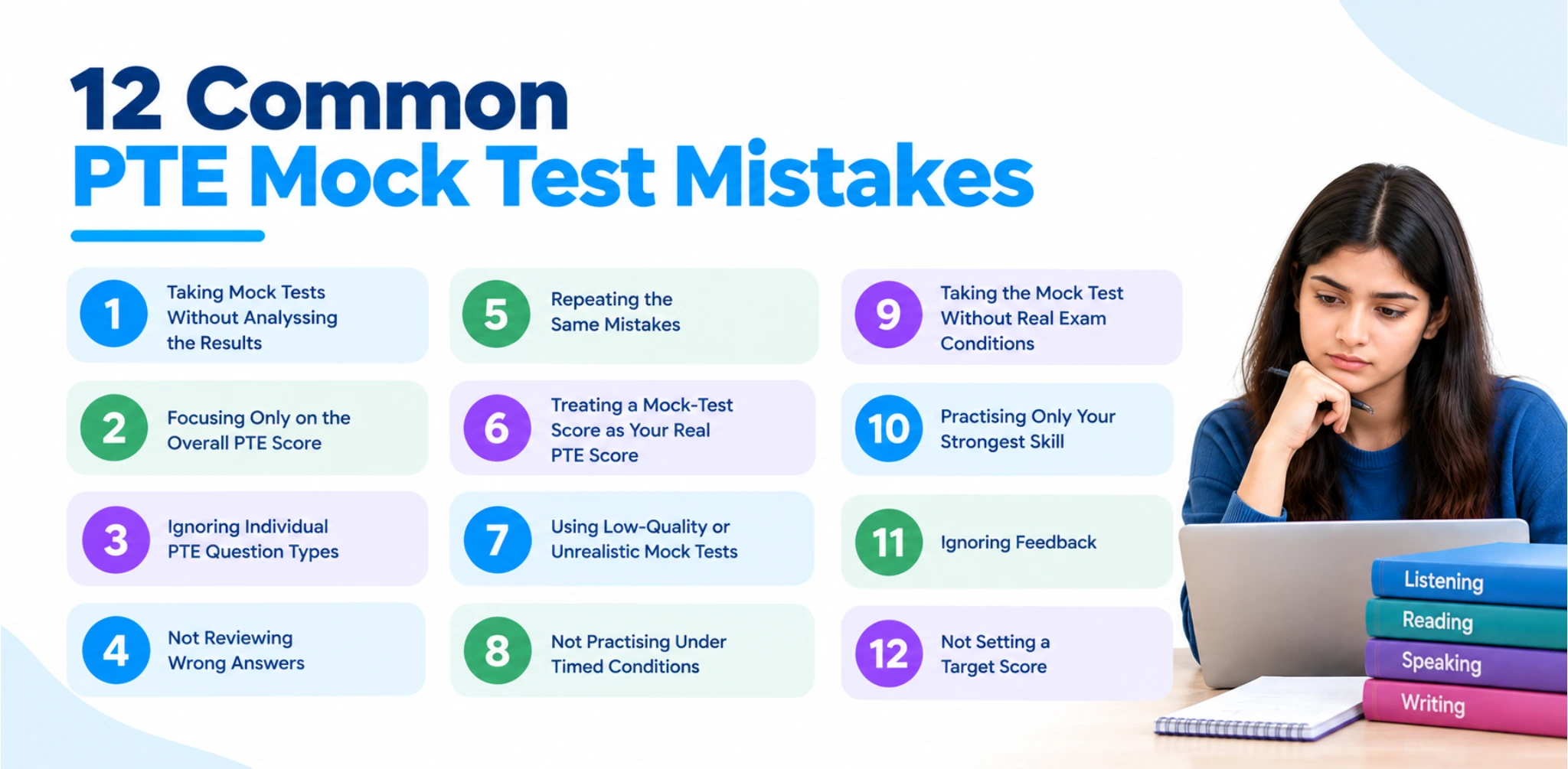 12 Common PTE Mock Test Mistakes