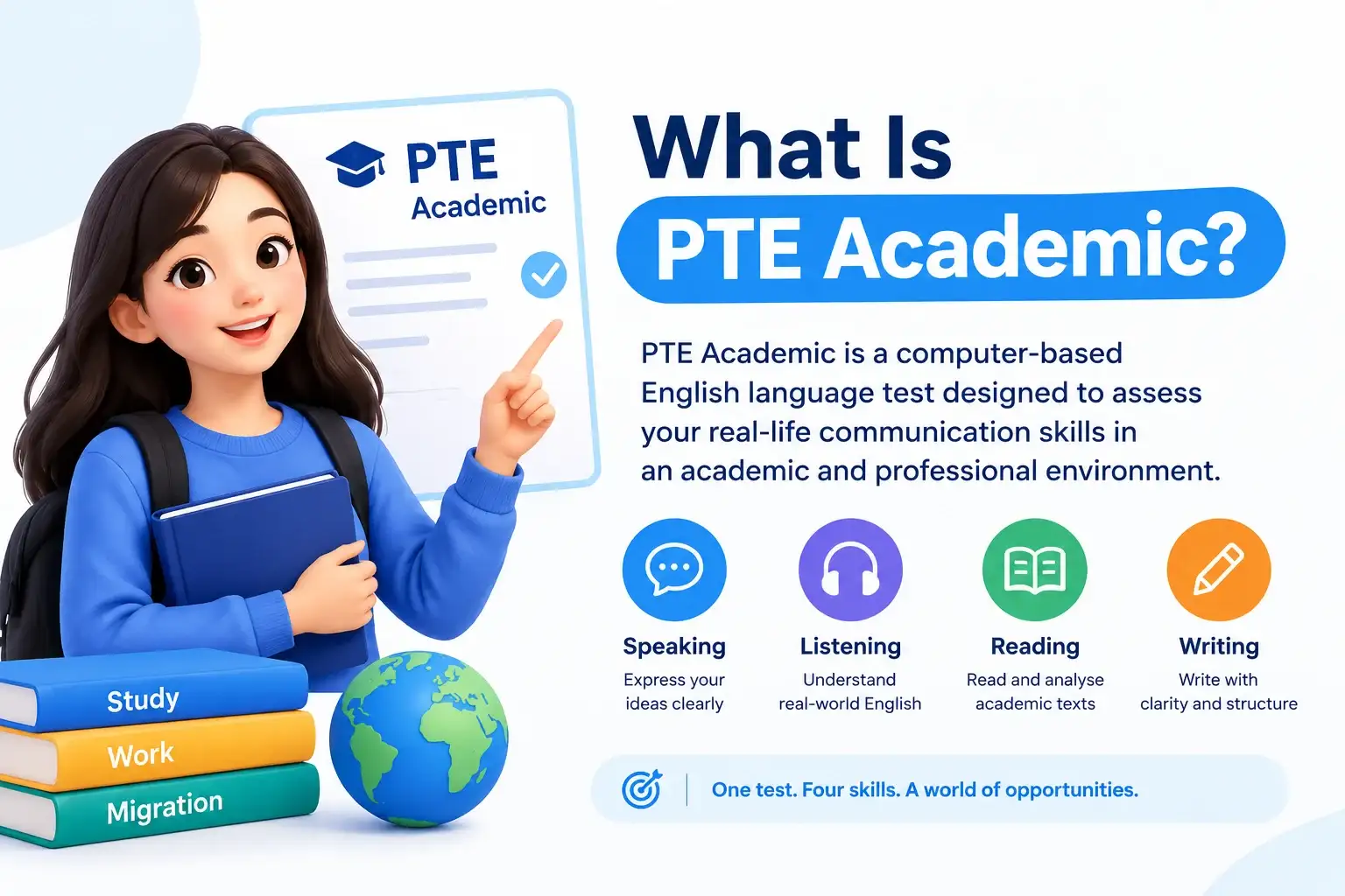 PTE Academic: Four Skills, Global Opportunities